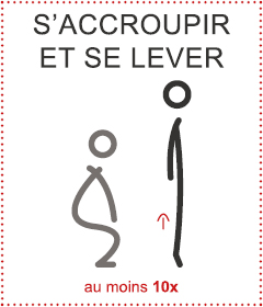 S'accroupir et se lever