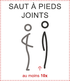 Saut à pieds joints