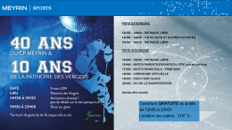 40 ans CPM et 10 ans patinoire
