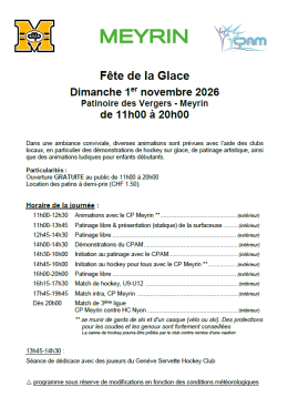 Fête de la glace 2026
