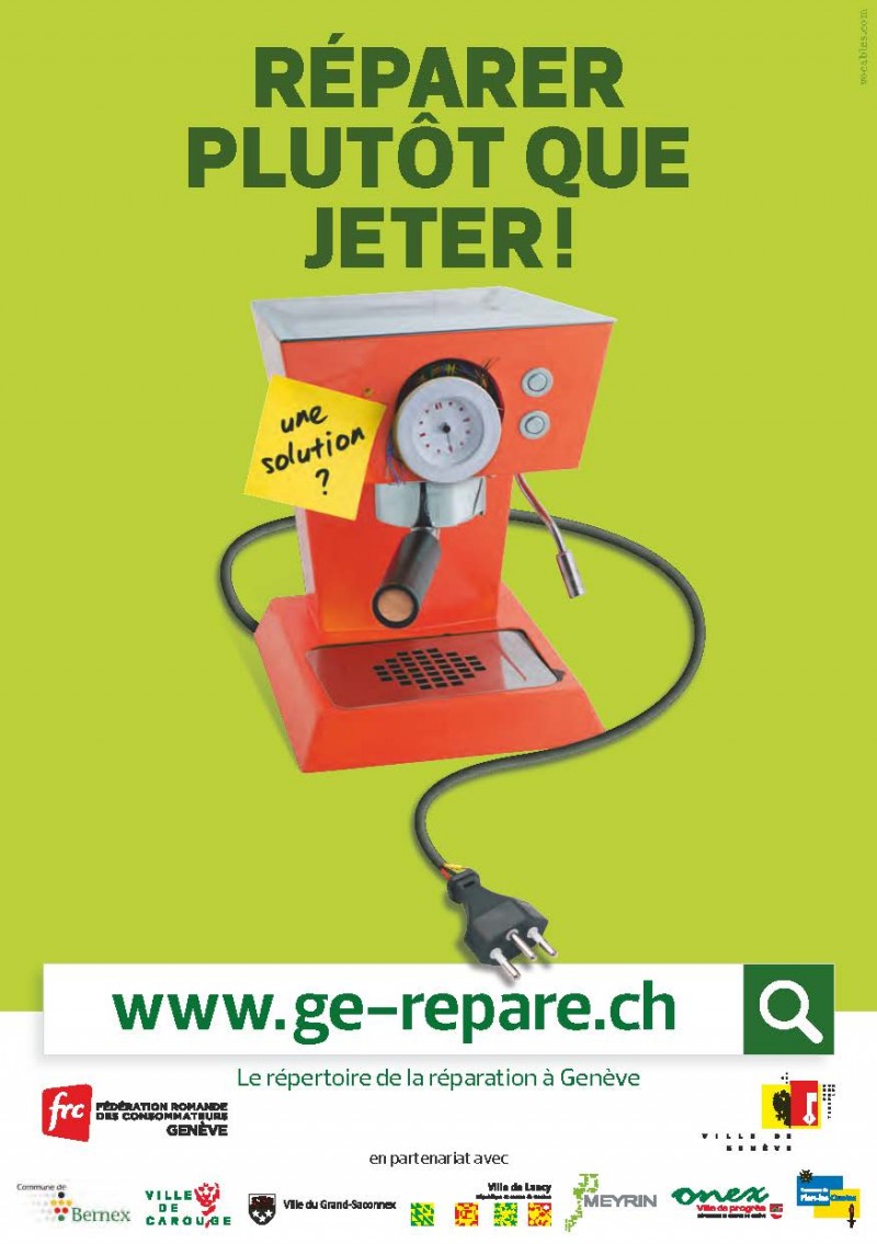 REPARER PLUTOT QUE JETER !