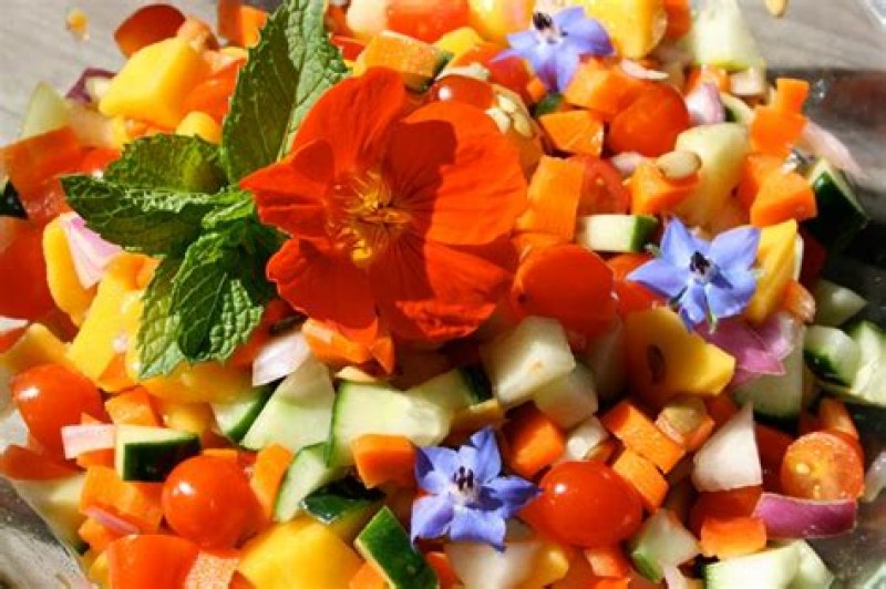 fleurs comestibles