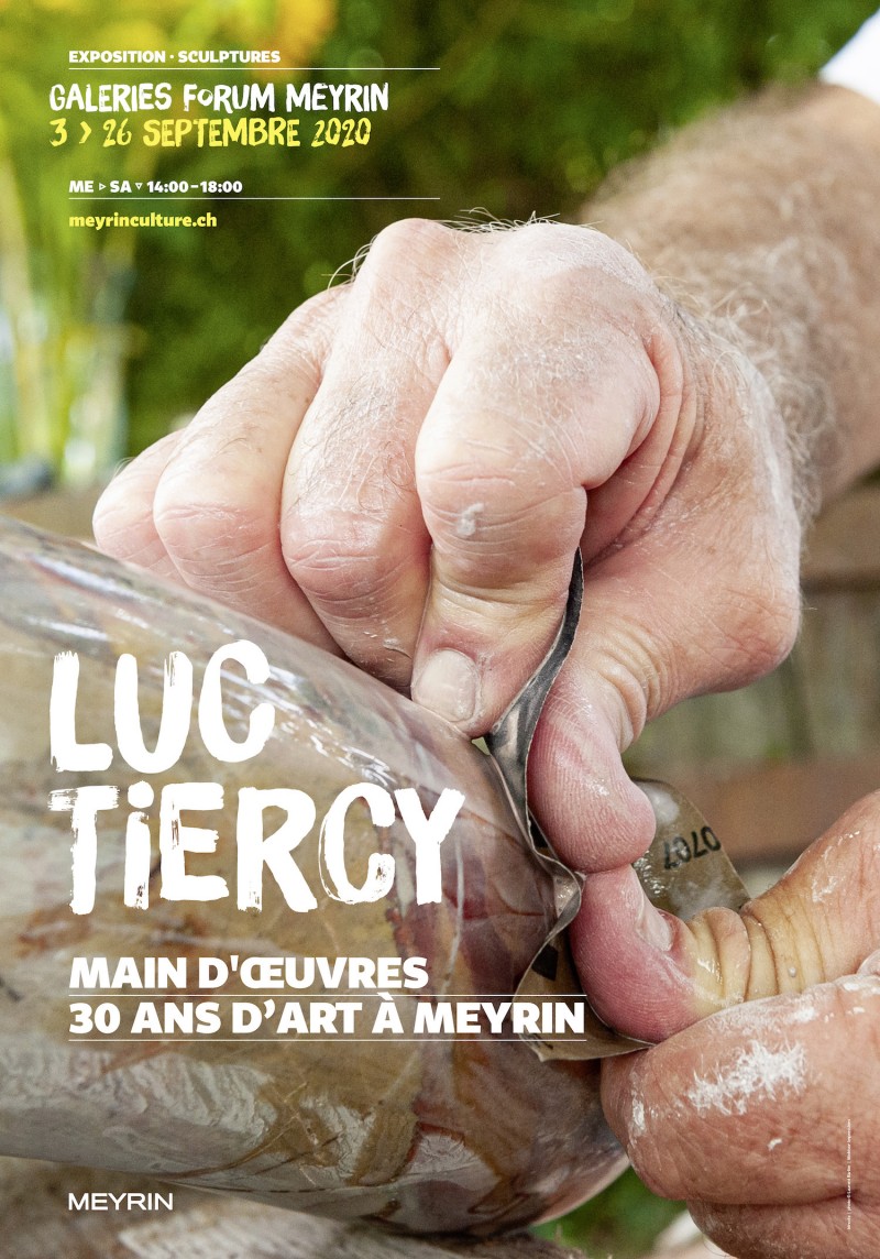 Luc Tiercy-Main d'oeuvres affiche
