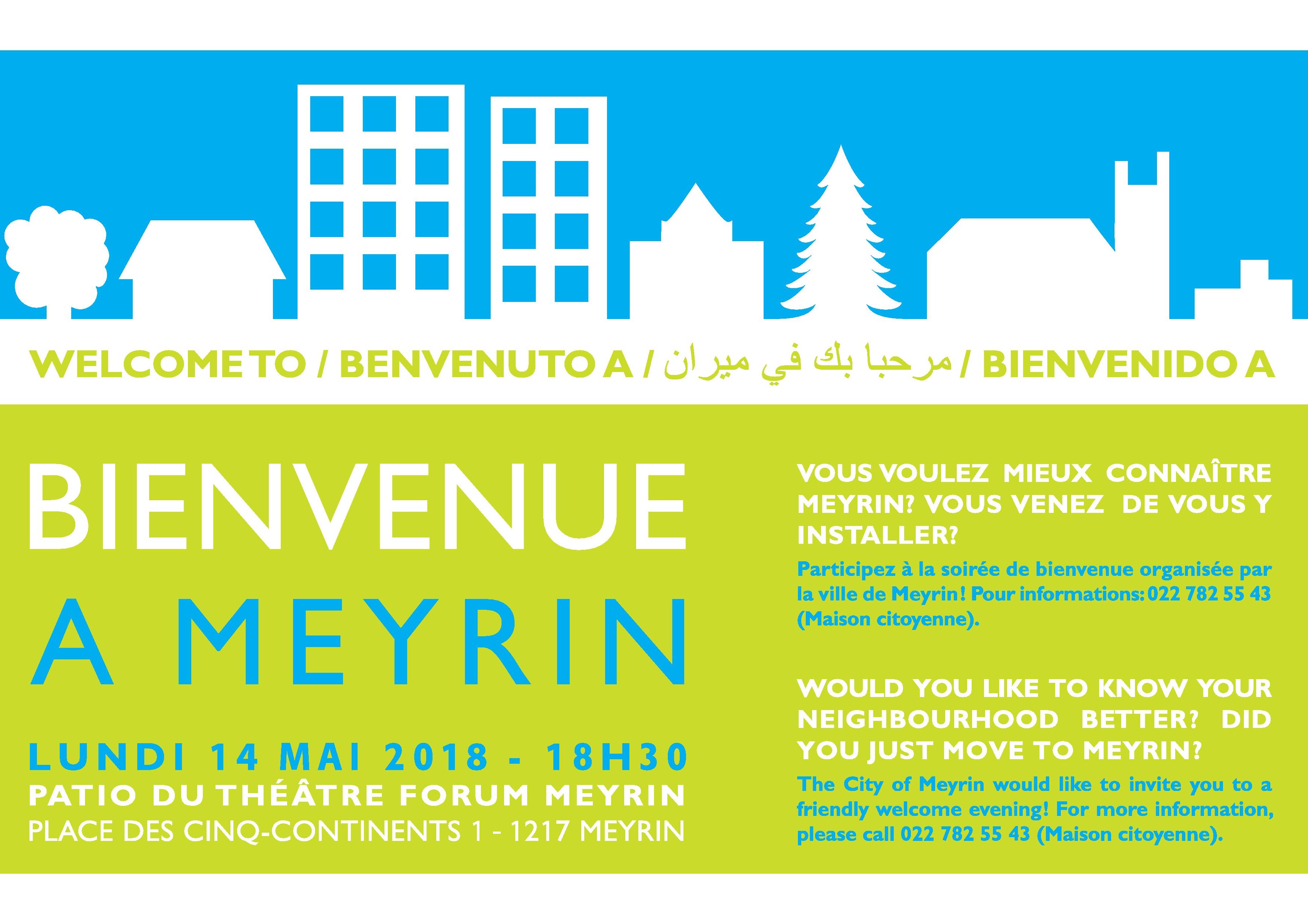 Bienvenue à Meyrin Nouveaux arrivants