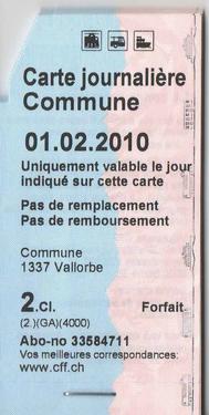 Carte Journalière