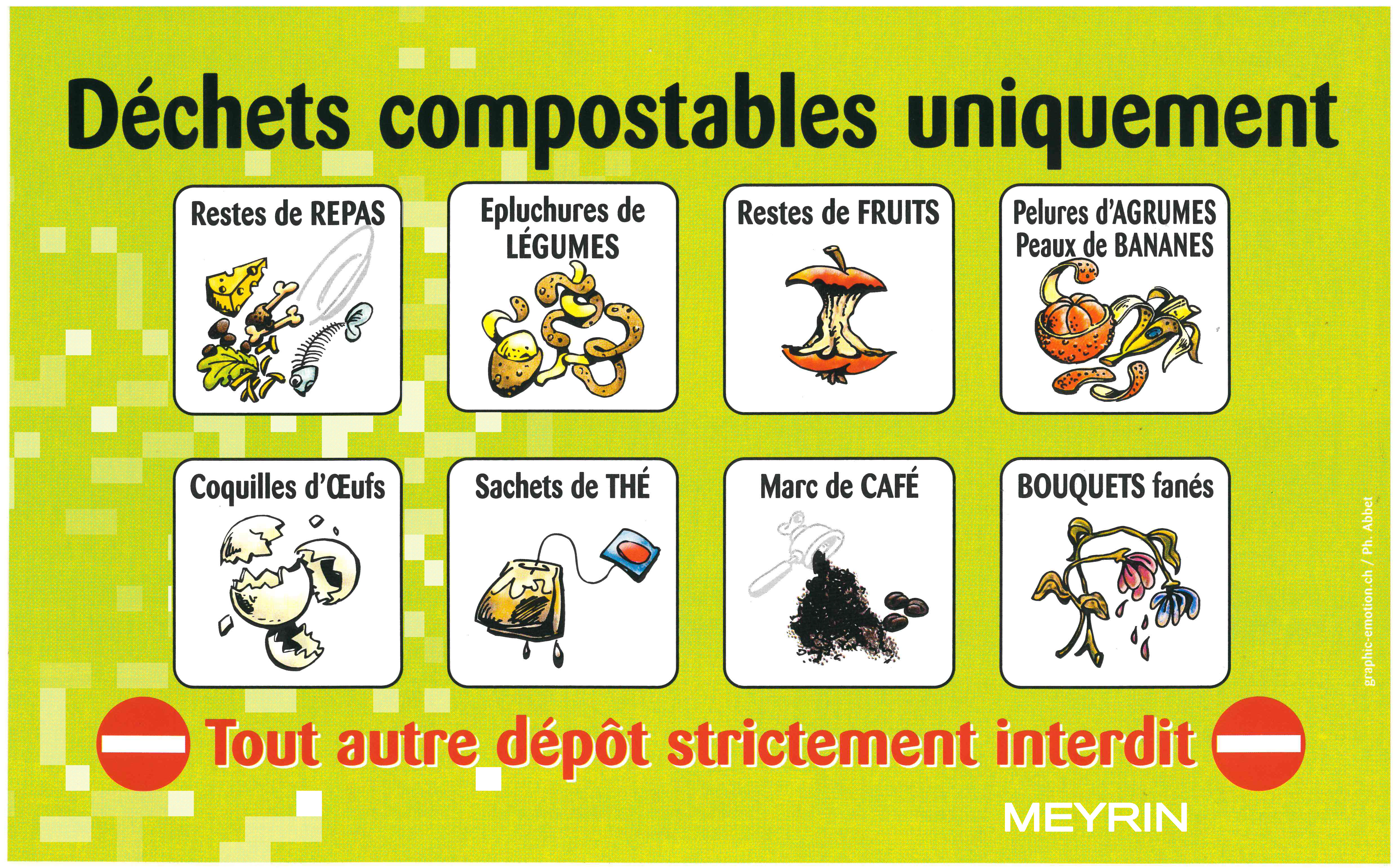 Déchets compostables