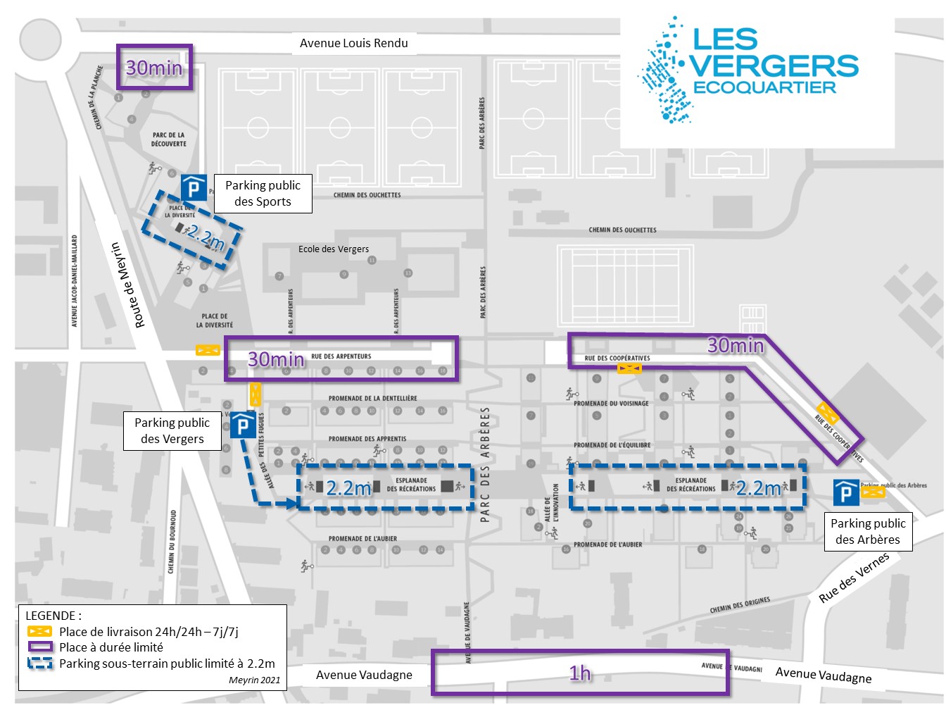 Plan de stationnement