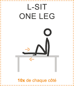 L-Sit one leg