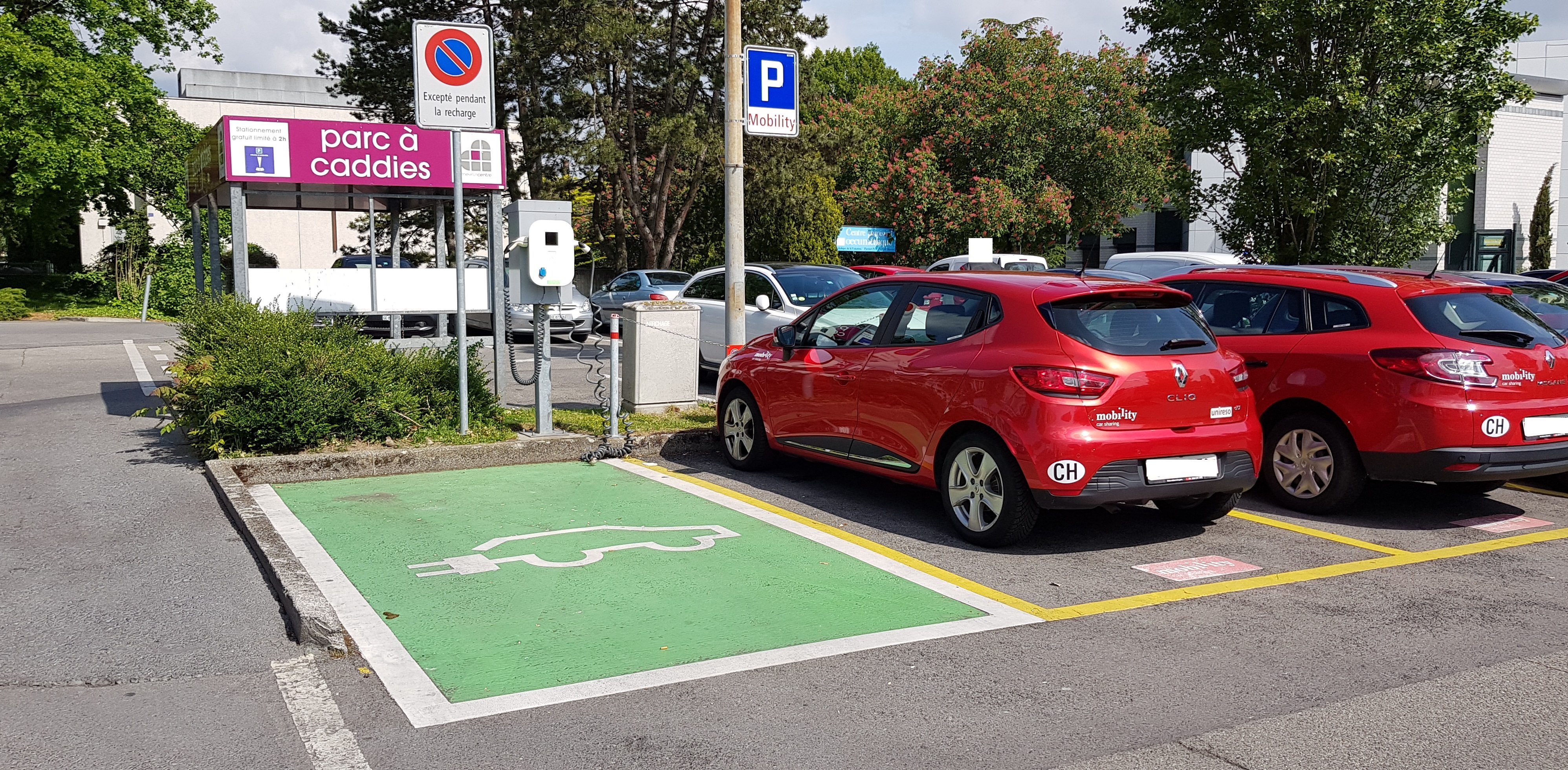 Borne de recharge véhicule électrique