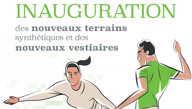 Inauguration terrains et vestiaires