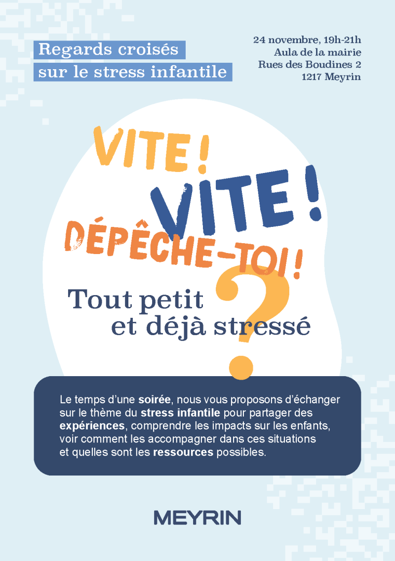 Tout petit et déjà stressé ?