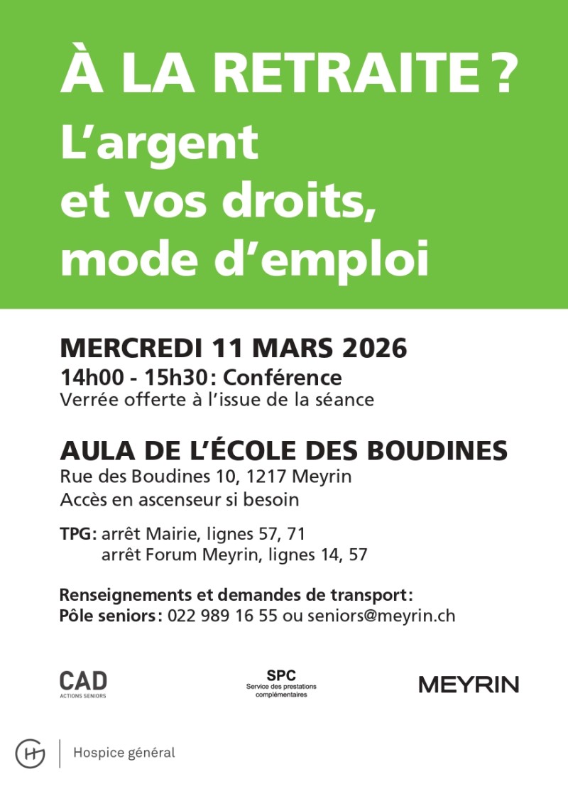 A la retraite? Argent et droits