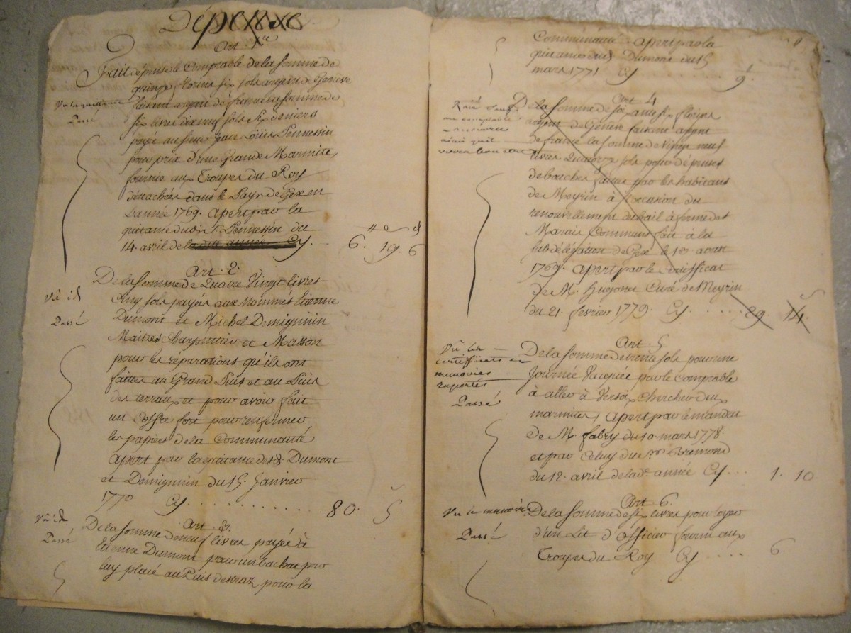 Document de 1769