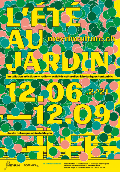 Affiche L'Eté au Jardin 2021 L'Eté au Jardin 2021