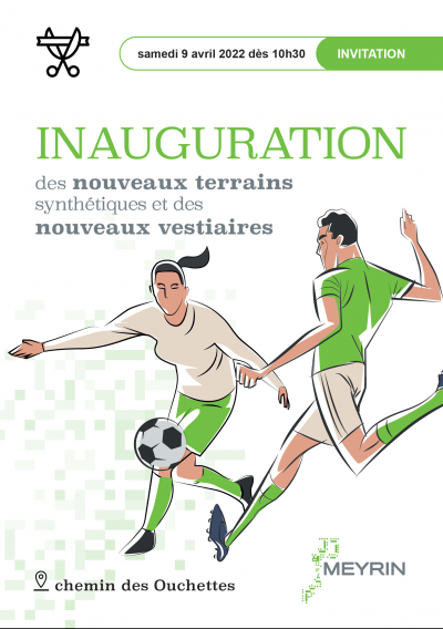 Inauguration terrains et vestiaires