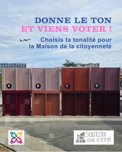 Coeur de cité : consultation publique vote "Donne le ton"